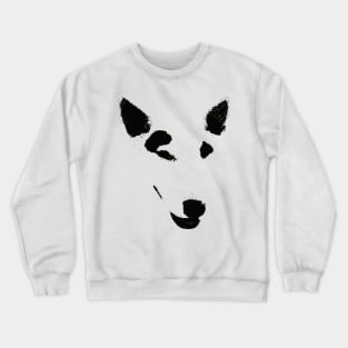 Miniature Bull Terrier Face Crewneck Sweatshirt